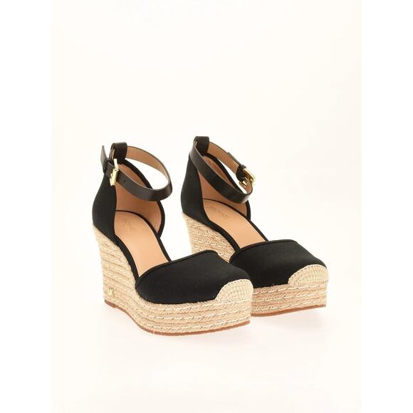 Michael Kors Women's Kendrick Wedge Shoes, Black Size 9M - Picture 3 of 5